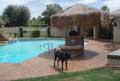 stained pool deck