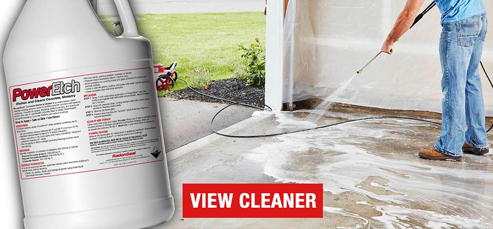 PowerEtch Concrete Etcher and Concrete Cleaner