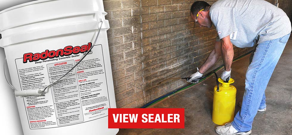 radonseal deep penetrating concrete sealer