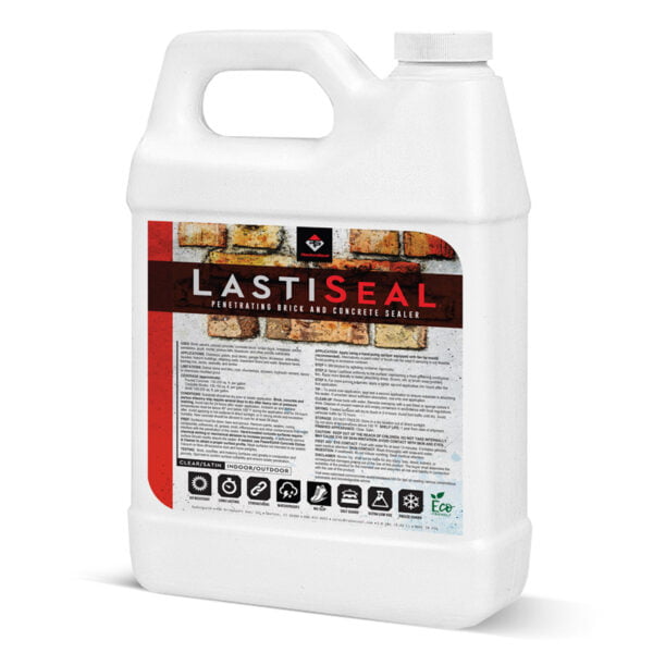 LastiSeal Penetrating Brick & Concrete Sealer | Satin | 2.5 gals | Waterproofs and Hardens Brick, Concrete, Pavers, and Porous Stone