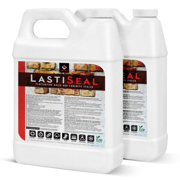 LastiSeal Penetrating Brick & Concrete Sealer | Satin | 5 gals | Waterproofs and Hardens Brick, Concrete, Pavers, and Porous Stone