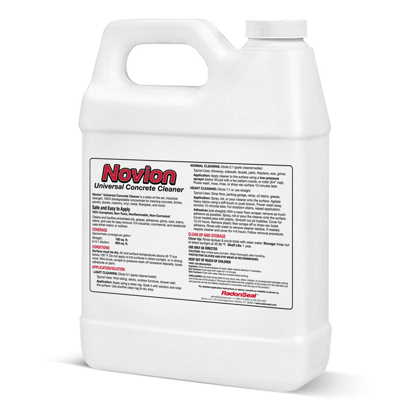 Novion Universal Concrete Cleaner | 2.5 gals | Non-Toxic, Eco-Friendly