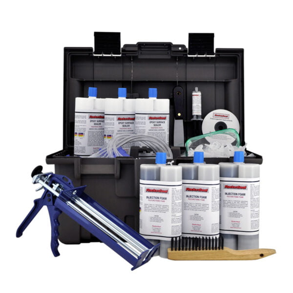 RadonSeal PRO Foundation Crack Repair Kit | Urethane | 30-ft | Basement Wall Crack Repair