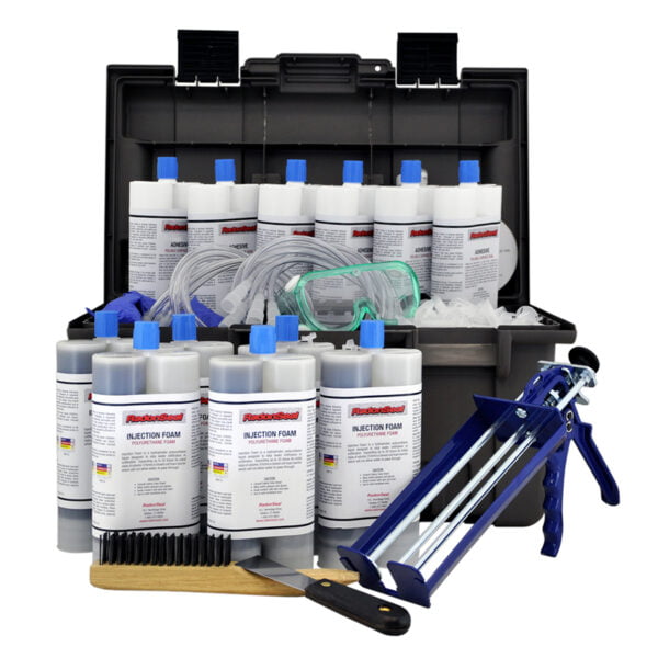 RadonSeal PRO Foundation Crack Repair Kit | Urethane | 60-ft | Basement Wall Crack Repair