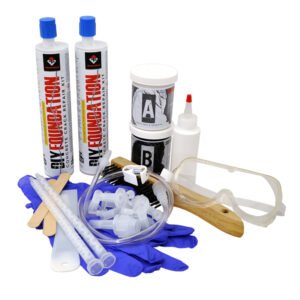 DIY Foundation Basement Wall Crack Repair Kit - Urethane - 10-ft - RadonSeal