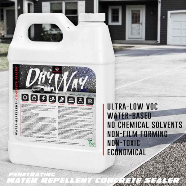 Non-Toxic, Low VOC Penetrating Sealer for Concrete Driveways.