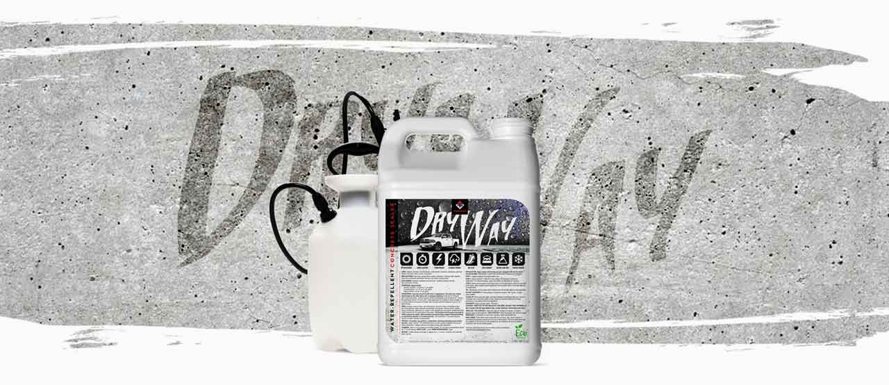 DryWay® Water-Repellent Penetrating Concrete Sealer