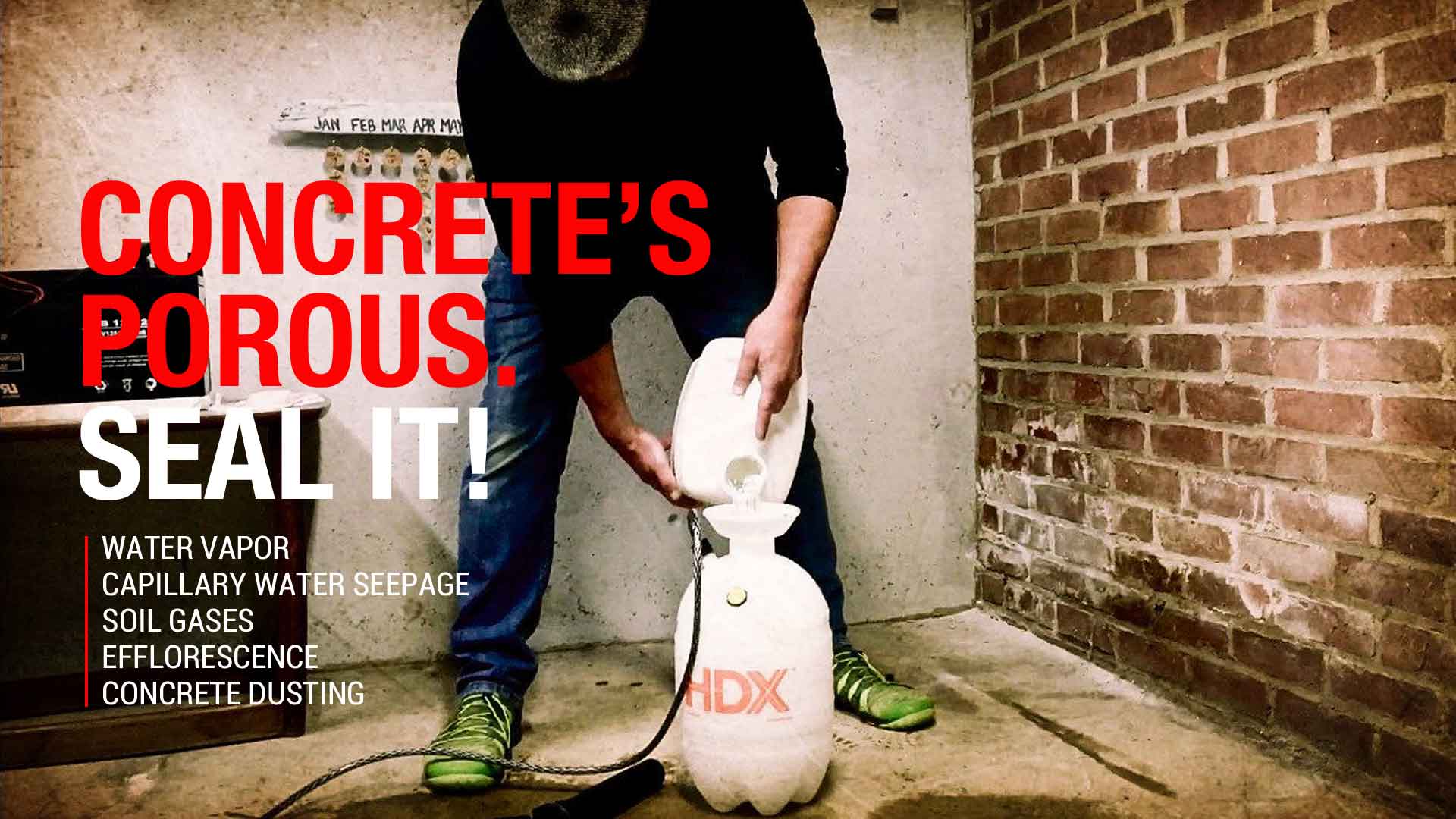 1 Concrete Sealer Radon Mitigation and Waterproofing