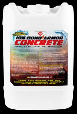 Ion-Bond Armor for Sealing Cinder Block Basement Walls