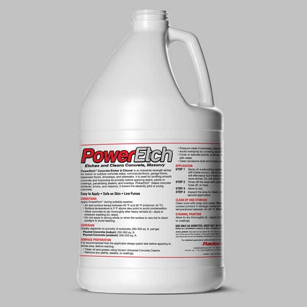 PowerEtch Concrete Etcher & Cleaner | by RadonSeal