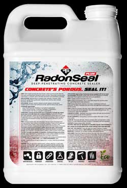 RadonSeal Plus for Sealing Cinder Block Basement Walls