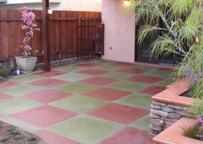 LastiSeal Concrete Stain and Sealer applied to an outdoor concrete patio.