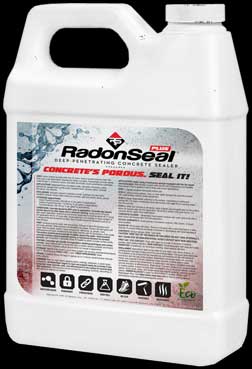 RadonSeal Concrete Sealer for Efflorescence Control