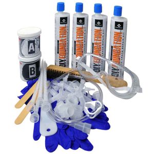 RadonSeal DIY Epoxy Foundation Crack Repair Kit - 10 ft