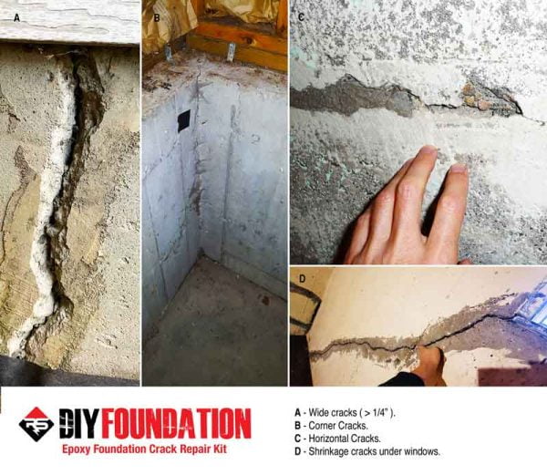 Types of Basement Foundation Wall Cracks