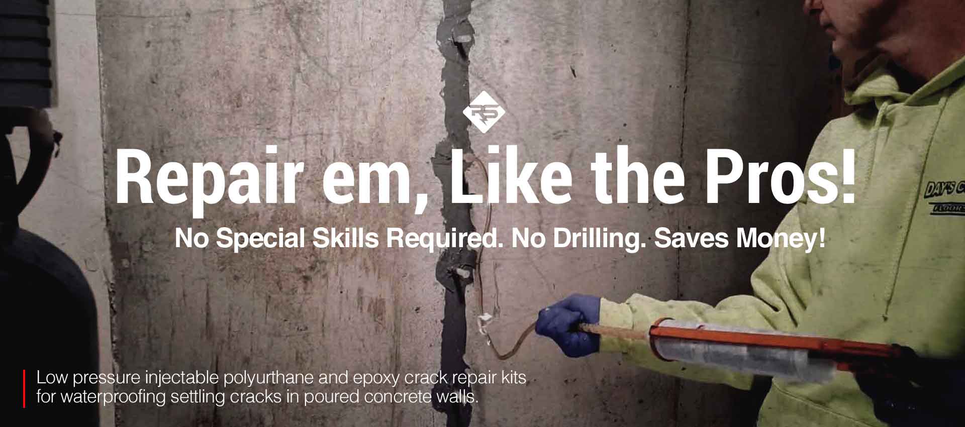 🛠️ Foundation Crack Repair Made Easy Fix'em Like The Pros!