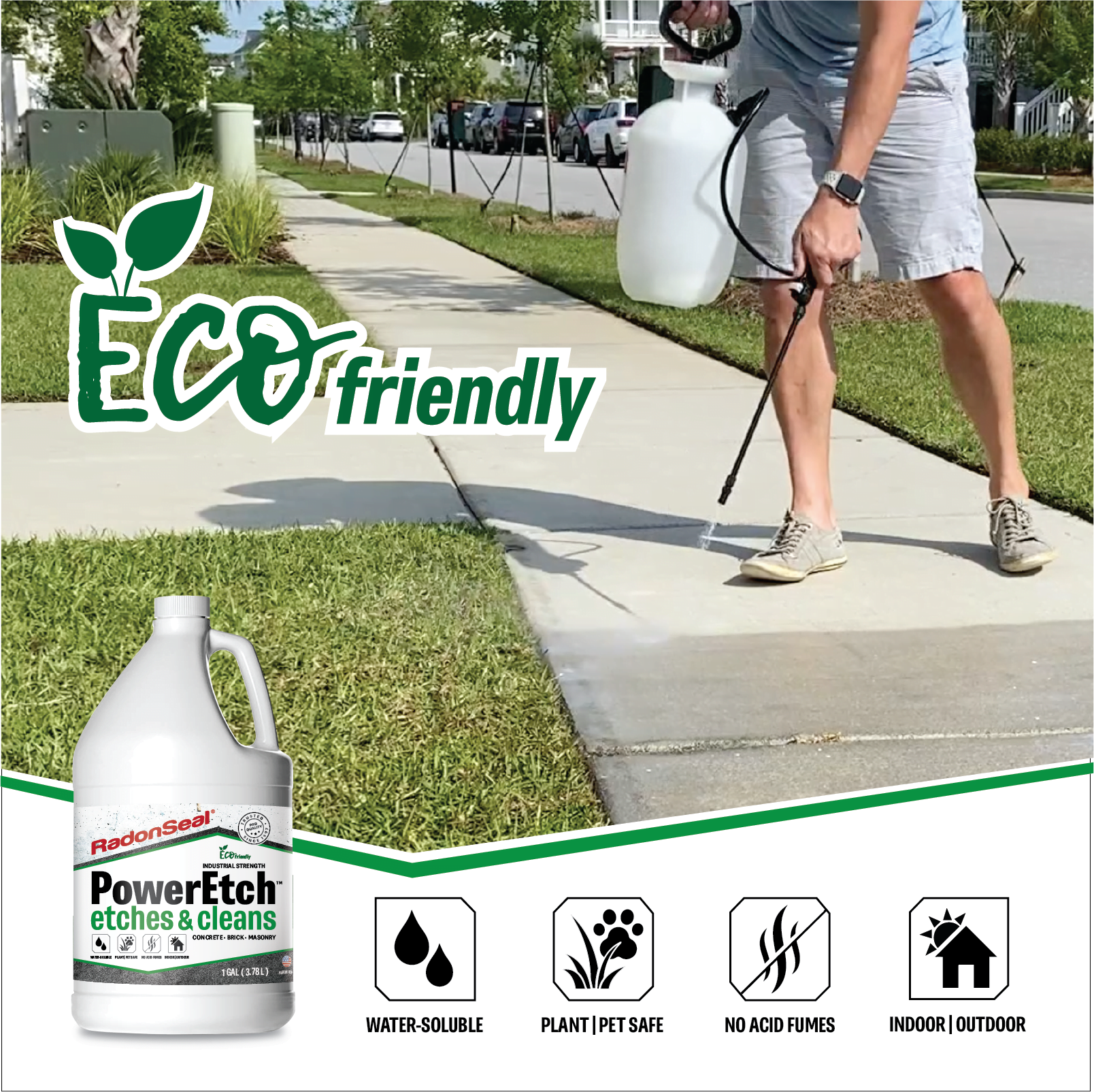 PowerEtch Concrete Etcher & Cleaner