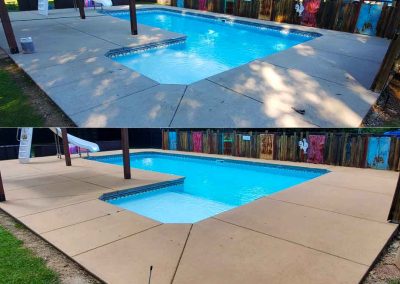 LastiSeal Concrete Sealer & Concrete Stain - Concrete Pool Deck