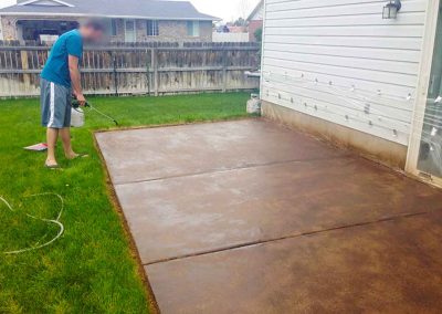 LastiSeal Concrete Sealer & Concrete Stain - Concrete Patio
