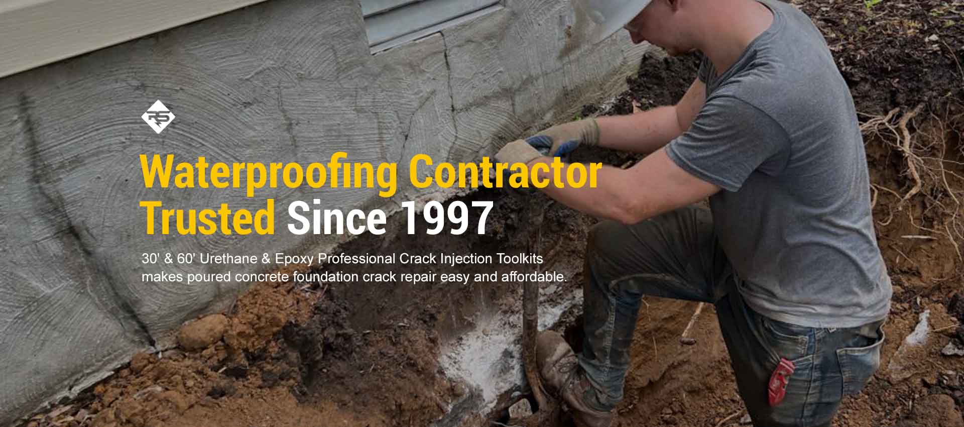 Professional Foundation Concrete Crack Repair Kits