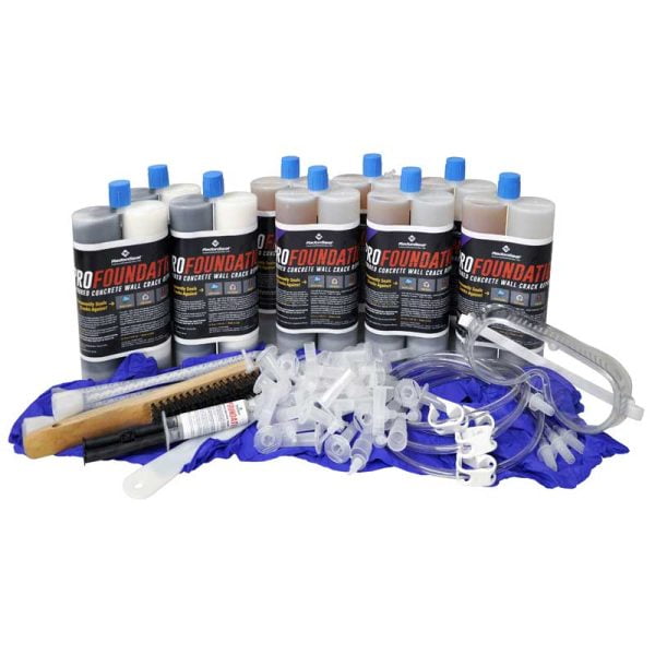 RadonSeal Easy-Peel PRO Foundation Concrete Crack Repair Consumable Kit | 30 ft | Epoxy