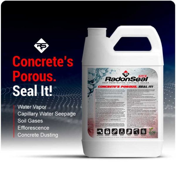 RadonSeal Penetrating Concrete Sealer