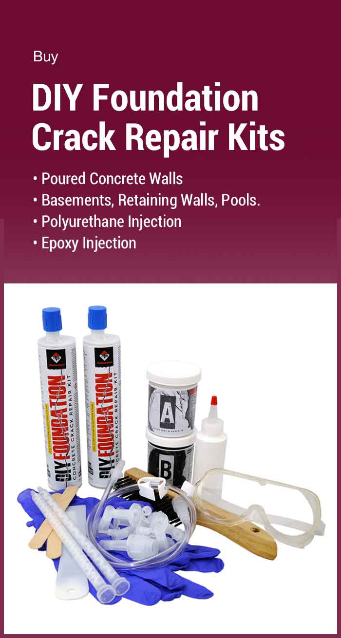 Buy Direct DIY Foundation Crack Repair Kits