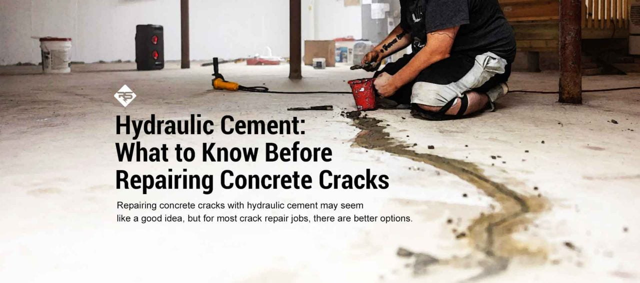 Stop Repairing Concrete Cracks With Hydraulic Cement Here's Why