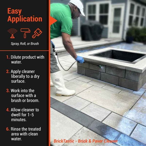 BrickTastic - Brick & Paver Cleaner | Easy Application