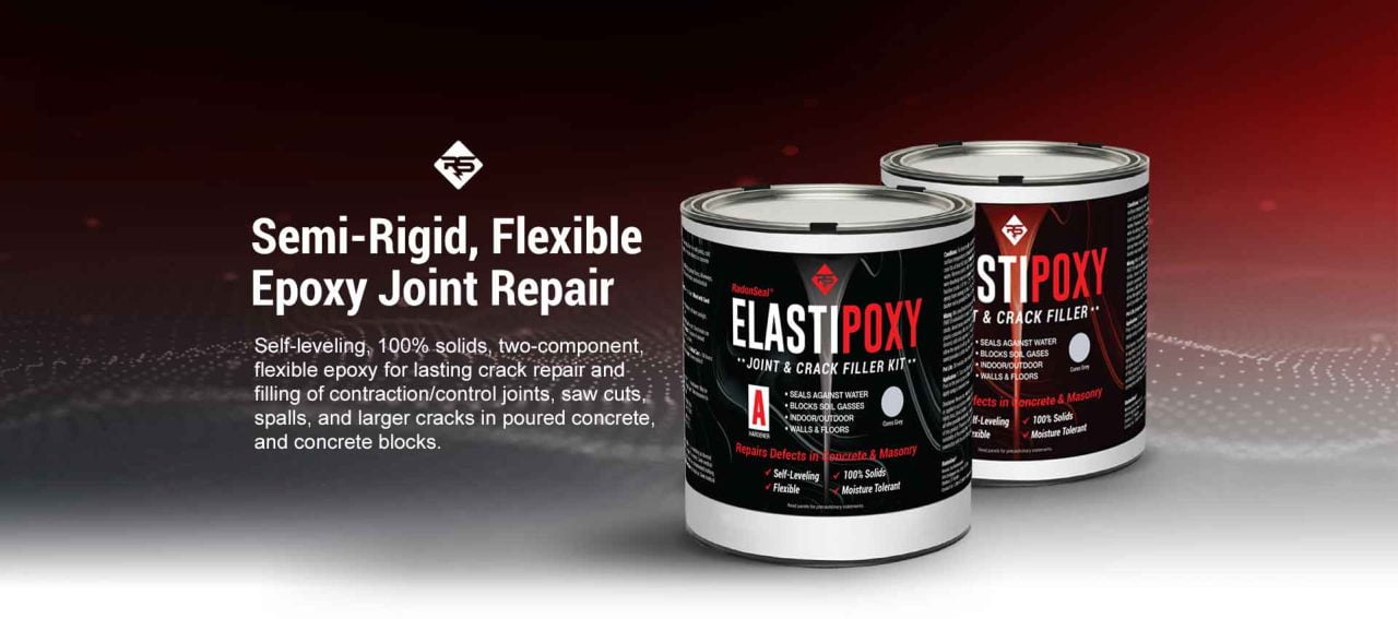 Concrete Crack Filler & Joint Sealant ElastiPoxy RadonSeal