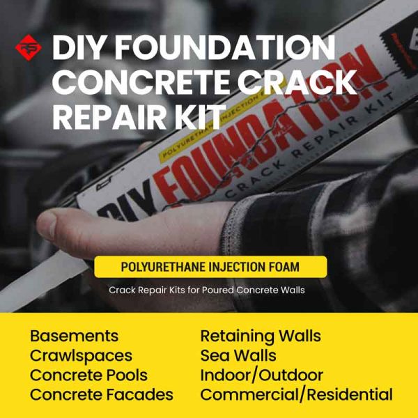RadonSeal DIY Foundation Crack Repair Kit