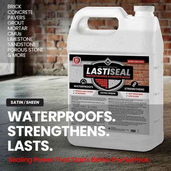 LastiSeal Penetrating Brick & Concrete Sealer - Satin