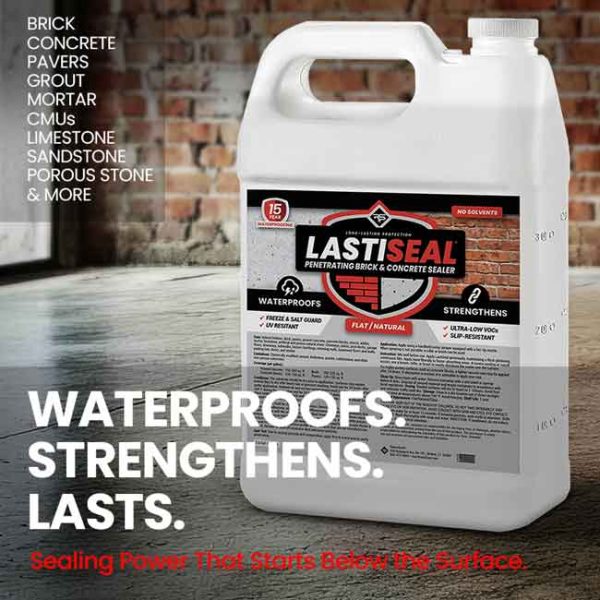 LastiSeal Penetrating Brick & Concrete Sealer - Flat