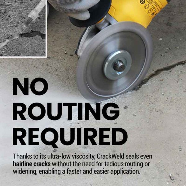 CrackWeld Concrete Floor Crack Repair Kit
