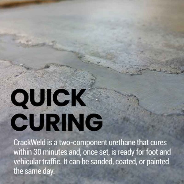 CrackWeld Concrete Floor Crack Repair Kit