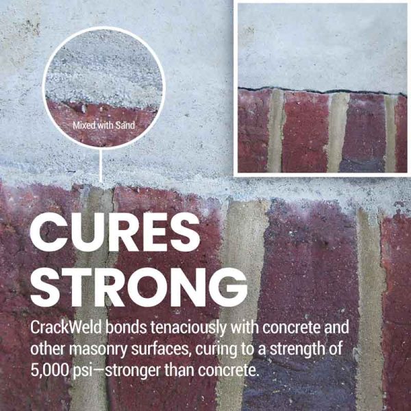 CrackWeld Concrete Floor Crack Repair Kit