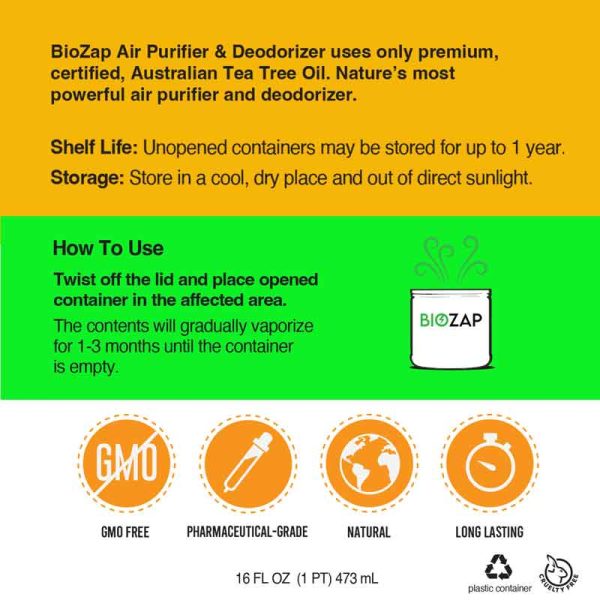 BioZap Air Purifier & Deodorizer