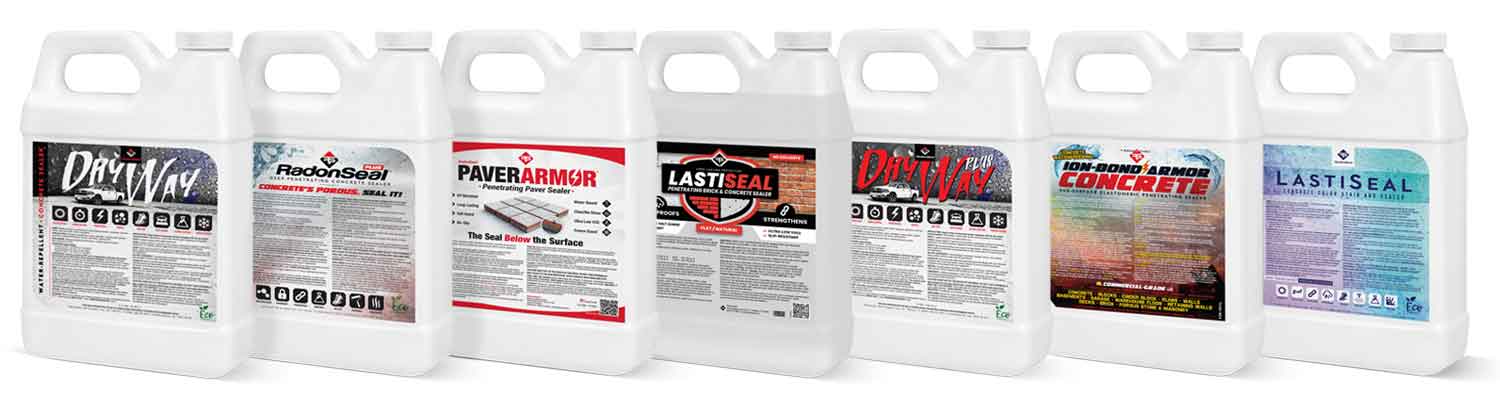 Penetrating Concrete Brick and Paver Sealers
