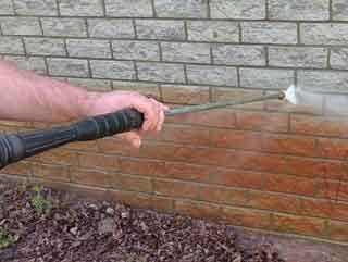 Remove Red Clay from Walls