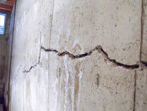 Horizontal-Crack-1 Horizontal Crack in Basement Concrete Wall