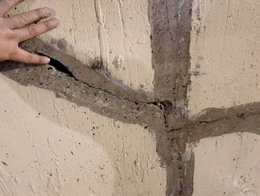 Horizontal-Crack-2 Horizontal Crack in Basement Concrete Wall